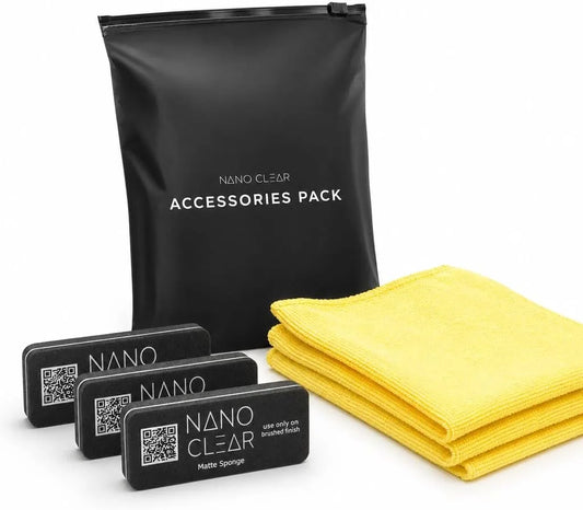 Accessories Pack Matte Sponge + Microfiber Cloth