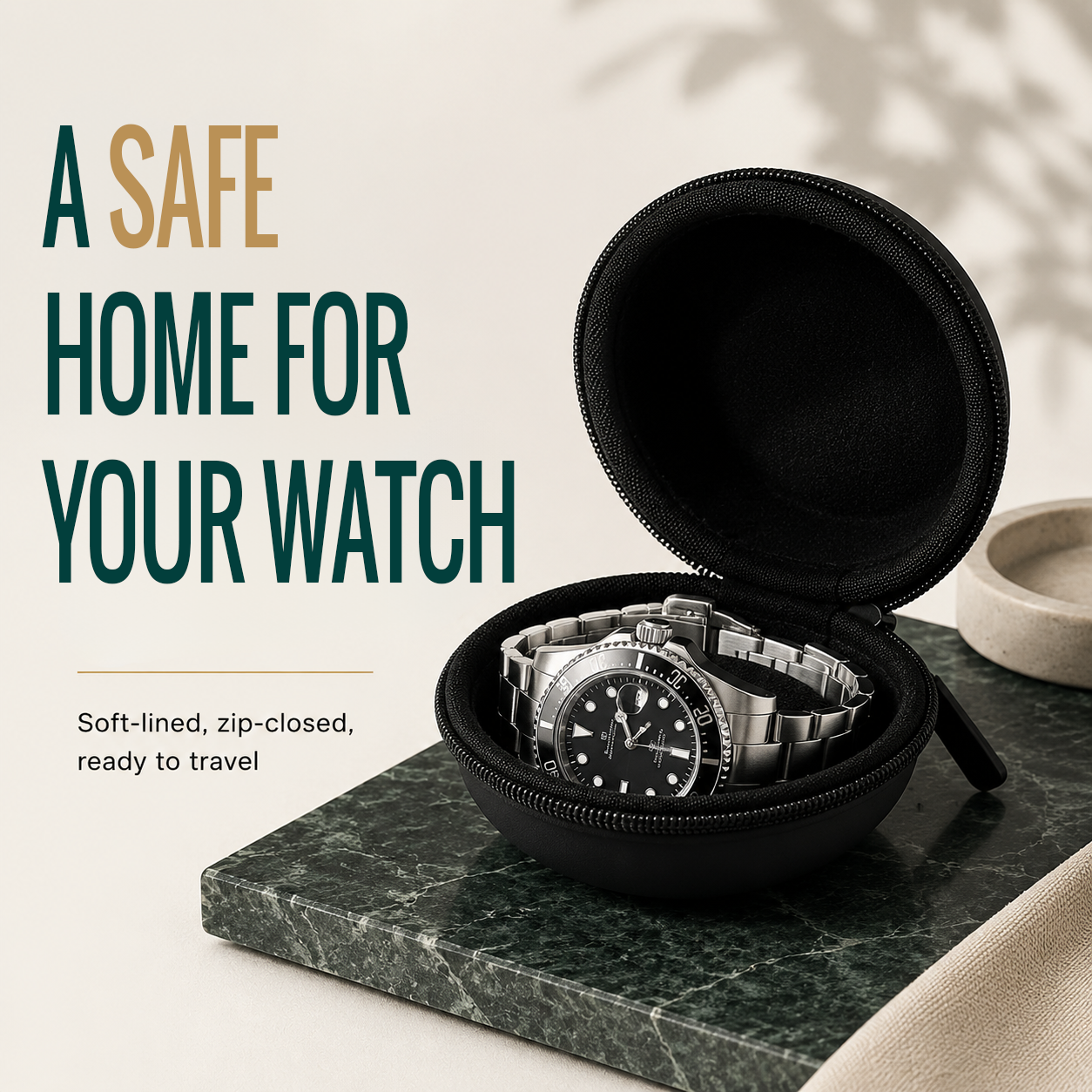 Travel Anti-Shock Luxury Watch Case